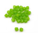 6 mm Czech MC Faceted Glass Bicone Beads - Green Opal