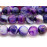 8 mm Large Round Faceted Purple Madagascar Agate Beads 8 mm Large Round Faceted Purple Madagascar Agate Beads