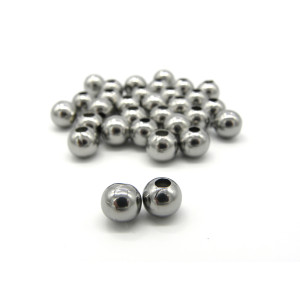 8 mm leichte, runde Edelstahlperlen mit 3mm Bohrun... 8 mm leichte, runde Edelstahlperlen mit 3mm Bohrun...