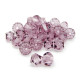 6 mm Czech MC Faceted Glass Bicone Beads - Light Amethyst