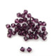 4 mm Czech MC Small Faceted Glass Bicone Beads - Deep Violet