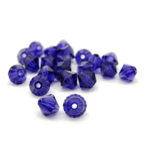 5 mm Czech MC Faceted Glass Bicone Beads - Tanzani... 5 mm Czech MC Faceted Glass Bicone Beads - Tanzani...