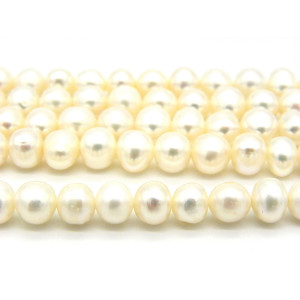 8 - 9 mm Medium Round/Potato-Shaped Freshwater Cul... 8 - 9 mm Medium Round/Potato-Shaped Freshwater Cul...