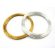 0.4 mm (26 GA) High Quality Round Craft/Jewellery Wire - 15 m (16.4 Yds) - Gold Plated ore Silver Plated 0.4 mm (26 GA) High Quality Round Craft/Jewellery Wire - 15 m (16.4 Yds) - Gold Plated ore Silver Plated