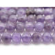 Runde Amethystperlen, polierte Edelsteinperlen 6 mm - Strang oder lose Perlen