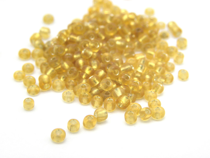 Rocailles 11/0 (2 mm) - Topaz Silver Lined - 15 gr od. 50 gr