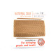2 m Griffin Natural Silk Bead Cord Perlseide mit Nadel - BEIGE (alle Größen)