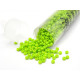 11/0 (2 mm) Runde Miyuki Rocailles (8,5 gr Röhrchen) - DURACOAT OPQ Dyed Neon Green (11-94471)