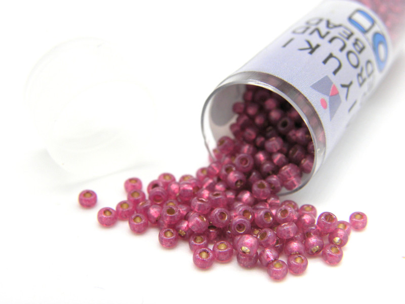 11/0 Runde Miyuki Rocailles - DURACOAT Fuchsia S/L (11-94247) - 8,5 gr Röhrchen