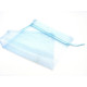 30x20 cm (12 x 8 inch) XL Plain Organza Gift Bags with Drawstrings, DIN A4 Organza Gift Bags - Choice of Colours