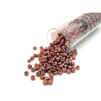 11/0 (2 mm) Miyuki Round Japanese Seed Beads - DURACOAT Galv Dark Berry (11-94212) - 8.5 g Vial