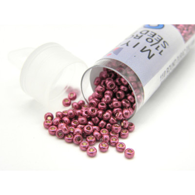 11/0 (2 mm) Miyuki Round Japanese Seed Beads -  DURACOAT Galv Magenta (11-94219) - 8.5 g Vial