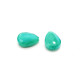 18 mm Large Hand-Made Faceted Drop-Shaped Glass Beads - Choice of Colours - 5 Pc
