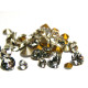 Rhinestone Chatons - AA Grade Back-Foiled Glass - Crystal (100 Pc.)