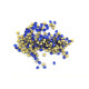 Grade AA Back-Foiled Glass Rhinestone Chatons - Foil-Backed Diamond Shape - Choice of Sizes - Sapphire Blue - 100 pc