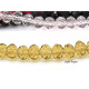 6 mm Faceted Rondelle Briolette Glass Beads - Strand (ca. 95 beads)