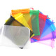 7 x 9 cm (2.7 x 3.5 Inch) Small Plain Organza Bags, Fabric Gift Bags, Gift Pouches (10 Bags Mixed Colour)