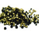 100 Pc. Grade A Back-Foiled Glass Rhinestone Chatons - Foil-Backed Diamond Shape - Choice of Sizes - Jet (Black)