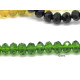 6 mm Faceted Rondelle Briolette Glass Beads - Strand (ca. 95 beads)