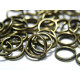 8 mm Spaltringe - gold, silber, altgold (100 Stk.)