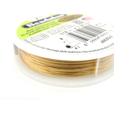 0,46 mm Beadalon 7-Strang Schmuckdraht - 9,2 m - 9K Goldfarben