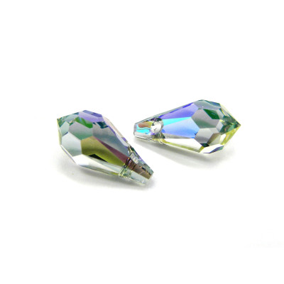 11 mm Swarovski® 6000 Drops - Swarovski® Pendants - Genuine Austrian Crystal - Crystal Paradise Shine (2 Pc.)