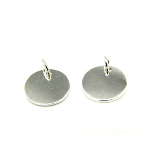 10 mm Round Thick 925 Sterling Silver Stamping Bla... 10 mm Round Thick 925 Sterling Silver Stamping Bla...