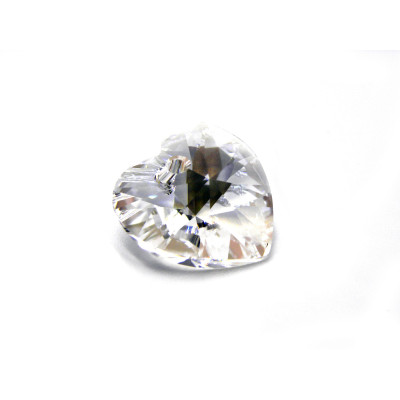 14 mm Swarovski® Heart Pendant (6228/6202) - Genuine Austrian Crystal - Crystal Transparent (2 Pc.)