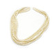 5 mm Small Near Round Freshwater Pearls - Cream White - 1 Strand, 10 pc