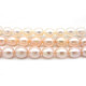 8 x 10 mm - Grade A - Rice-Shaped (Oval) Freshwater Cultured Pearls - White, Peach, Purple (1 Strand or 10 Pearls)