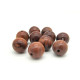 10 mm runde Holzperlen - Natur (braun) - 20 Stk.