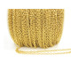 3,5 x 2.5 mm feine vergoldete/versilberte Gliederkette  (1 m oder 5 m)