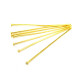 35 mm Medium Thin HQ Stainless Steel Head Pins - Gold Plated - 50 pc