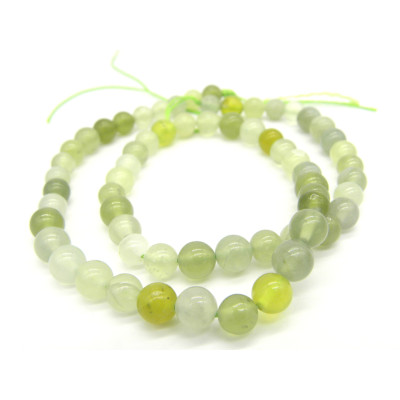 Runde Neue Jade Edelsteinperlen 6 mm