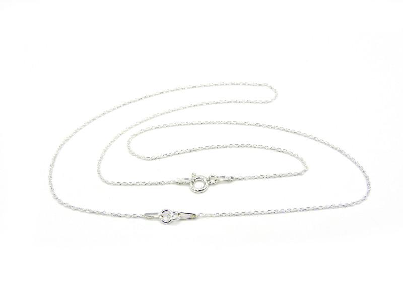 18 Inch (46 cm) Fine Sterling Silver 925 Necklace Belcher Chain with Clasp and Rings for Hanging a Pendant (1 or 10 Chains) 18 Inch (46 cm) Fine Sterling Silver 925 Necklace Belcher Chain with Clasp and Rings for Hanging a Pendant (1 or 10 Chains)
