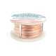0,6 mm - 22 GA - Wire Elements Bastel-/Schmuckdraht - 5,5 m - Weiches, nicht anlaufendes Messing - Roségold