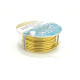 1,0 mm - 18 GA - Wire Elements Bastel-/Schmuckdraht - 3,6 m - Weiches, nicht anlaufendes Messing - Gold