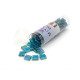 5 mm Japanese Miyuki Tila -  Japanese 2-hole Square Beads - Transparent Teal AB - TL 2458 - 7.2 g Vial - Approx 85 Beads