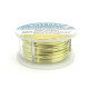 0,8 mm - 20 GA - Wire Elements Bastel-/Schmuckdraht - 5,4 m - Weiches, nicht anlaufendes Messing - Champagne (8K Gold)