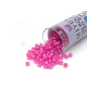 11/0 (2 mm) Miyuki Round Japanese Seed Beads - DURACOAT Silver Lined Paris Pink (11-94238) - 8.5 g Vial
