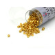 11/0 (1.6 x 1.3 mm) Miyuki Delica Japanese Seed Beads - 7.2 g Vial - Galv Yellow Gold - DB 410