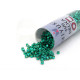 11/0 (1.6 x 1.3 mm) Miyuki Delica Japanese Seed Beads, Cylindrical Seed Beads - DURACOAT Galvanized DK Aqua Green DB 2506 - 7