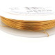 Große Rolle - 0,6 mm - 22 GA - Beadalon Artistic Wire Craft/Schmuckdraht - 38,3 m - Nicht anlaufendes Messing