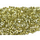 Glass Rhinestone Chatons with Pointed Back - Jonquil (yellow) - 100 pc