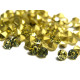 Glass Rhinestone Chatons with Pointed Back - Jonquil (yellow) - 100 pc
