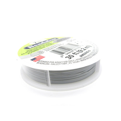 0,38 mm Beadalon 7-Strang Schmuckdraht - 9,2 m - Satin Silver
