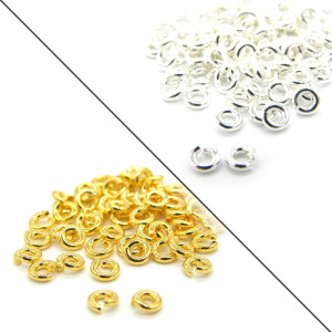 3.5 mm Thick 925 Sterling Silver Jump Rings - Silv...