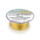 0,7 mm - 22 GA - The Bead Smith Bastel-/Schmuckdraht - 5,4 m - Pro-Quality, nicht anlaufend - Gold