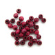 5 mm Mid-Size Jewellery-Quality Round Wooden Beads - Red-Pink - 40 Beads