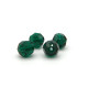 8 mm (0.3 inch) Czech Superior Crystals MC Round Faceted Beads - Emerald Green (6 pc.)